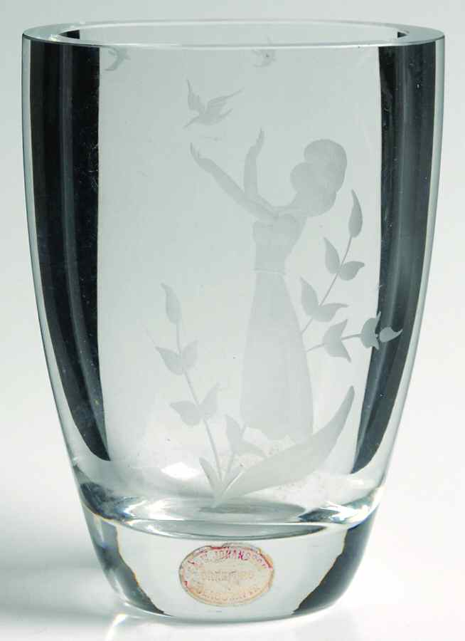 Jan Johansson (J) 4" Flower Vase by Orrefors-1