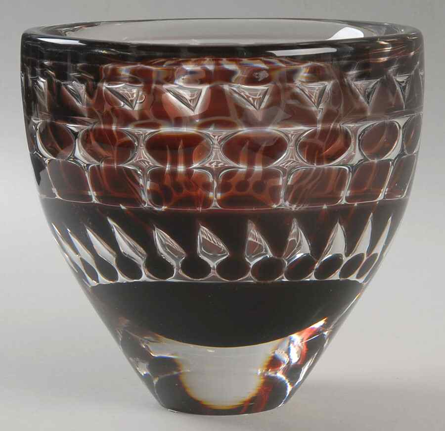 Ingeborg Lundin (D) 5'' Ariel Vase by Orrefors-1