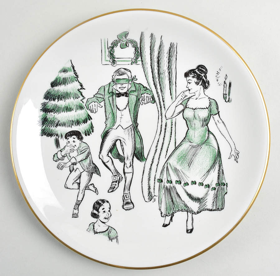 A Christmas Carol Dinner Plate by Shenango-1