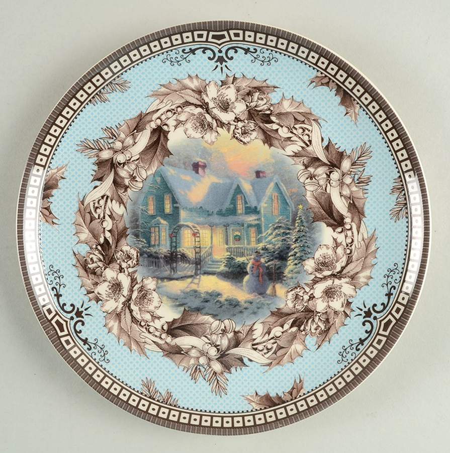 Cottage 2005 Annual Christmas Plate by Spode-1