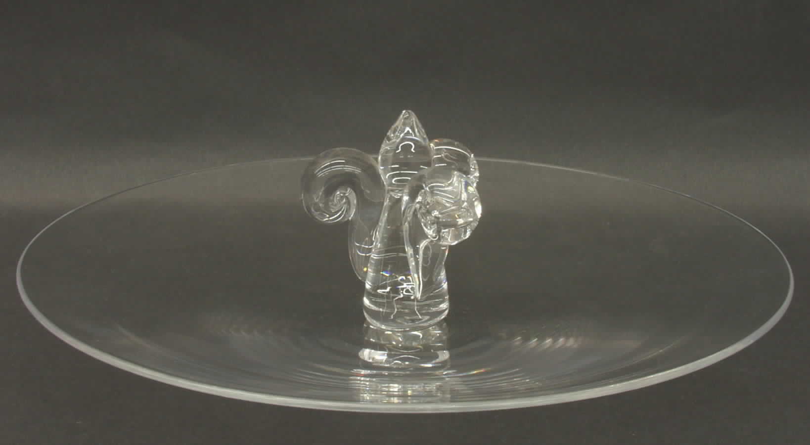 8233 Center Handle Tray by Steuben-1