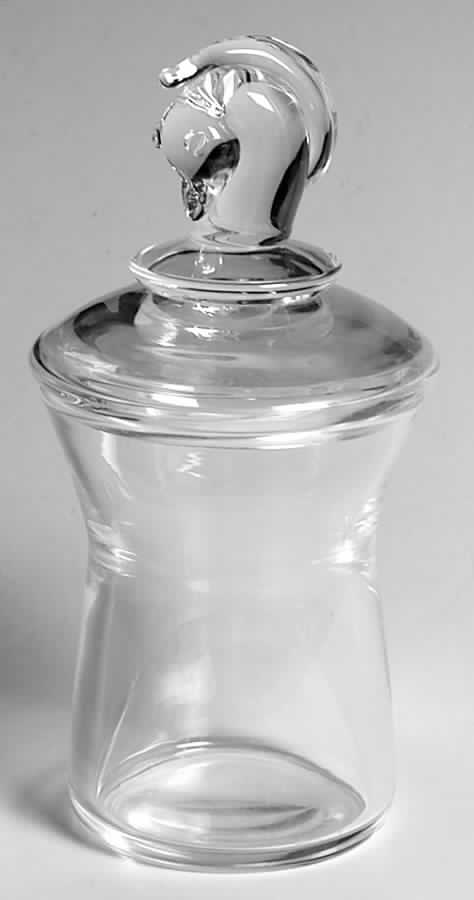 Smoking Accessories Cigarette Jar & Lid by Steuben-1