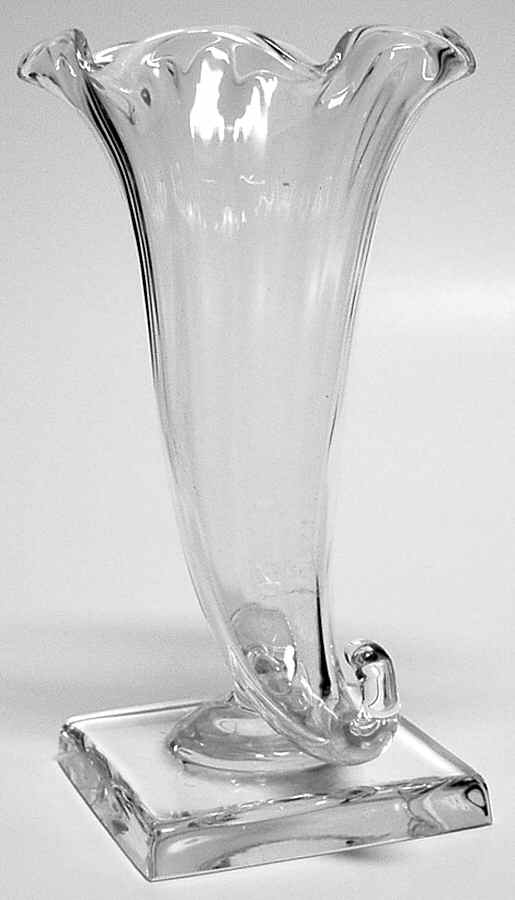 Cornucopia 6" Cornucopia Vase by Steuben-1