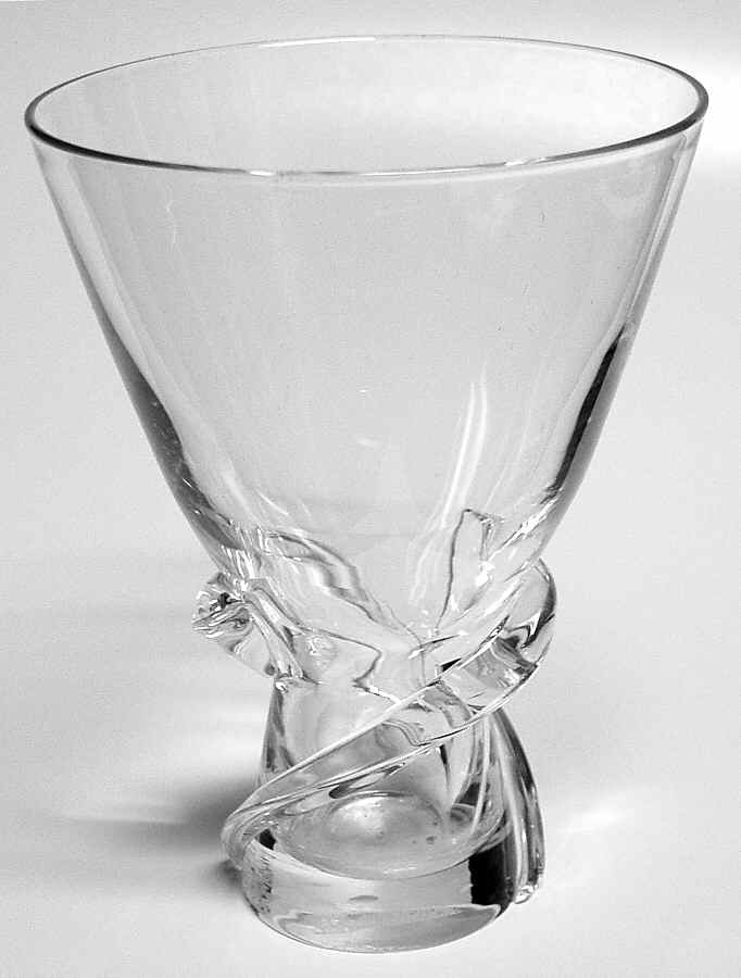 Spiral 6" Flower Vase by Steuben-1