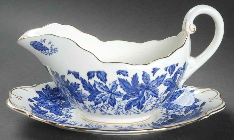 4891-A Gravy Boat & Underplate by Coalport-1