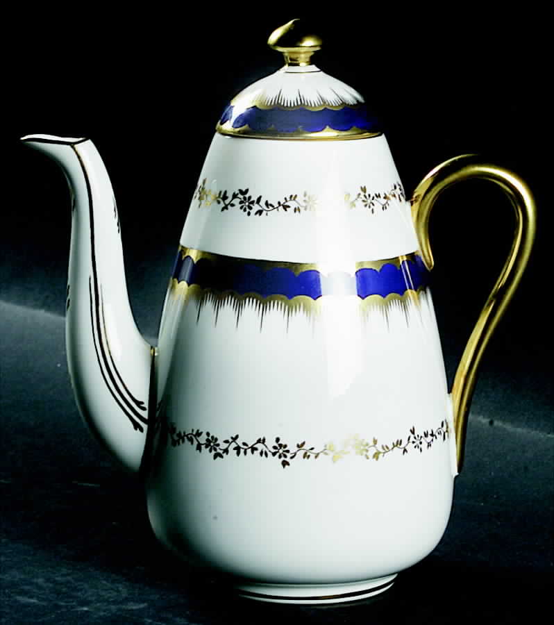 6143 Cobalt Blue Coffee Pot & Lid by Coalport-1