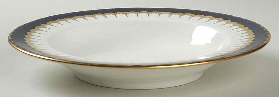 6143 Cobalt Blue Rim Soup Bowl by Coalport-1