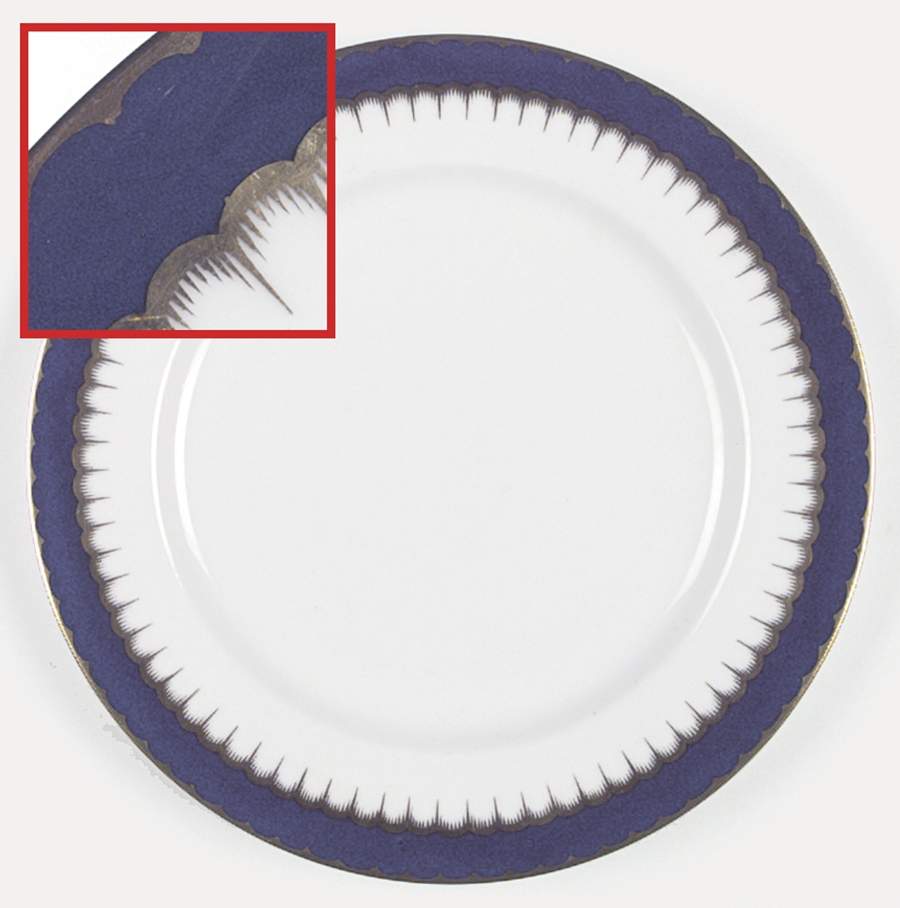 6143 Cobalt Blue Dinner Plate by Coalport-1
