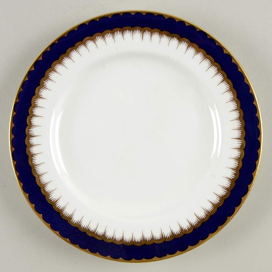 6143 Cobalt Blue Bread & Butter Plate by Coalport-1