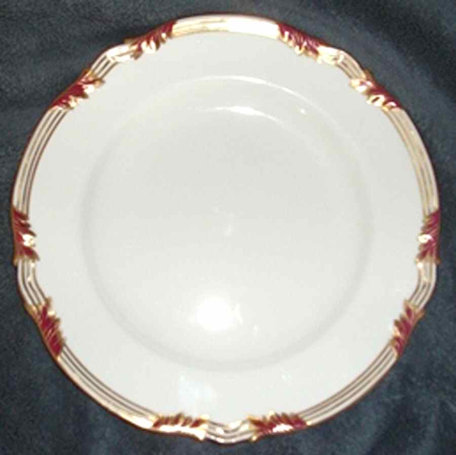 6486 Crimson Dinner Plate by Coalport-1