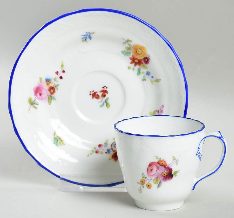 7868 Flat Demitasse Cup & Saucer Set by Coalport-1