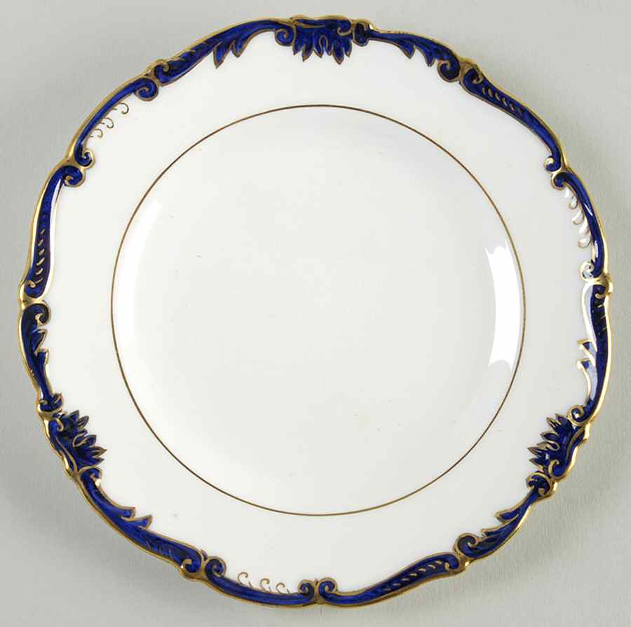 Admiral Cobalt Blue Bread & Butter Plate by Coalport-1