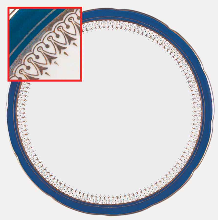 Algonquin Blue (Scalloped) Dinner Plate by Coalport-1