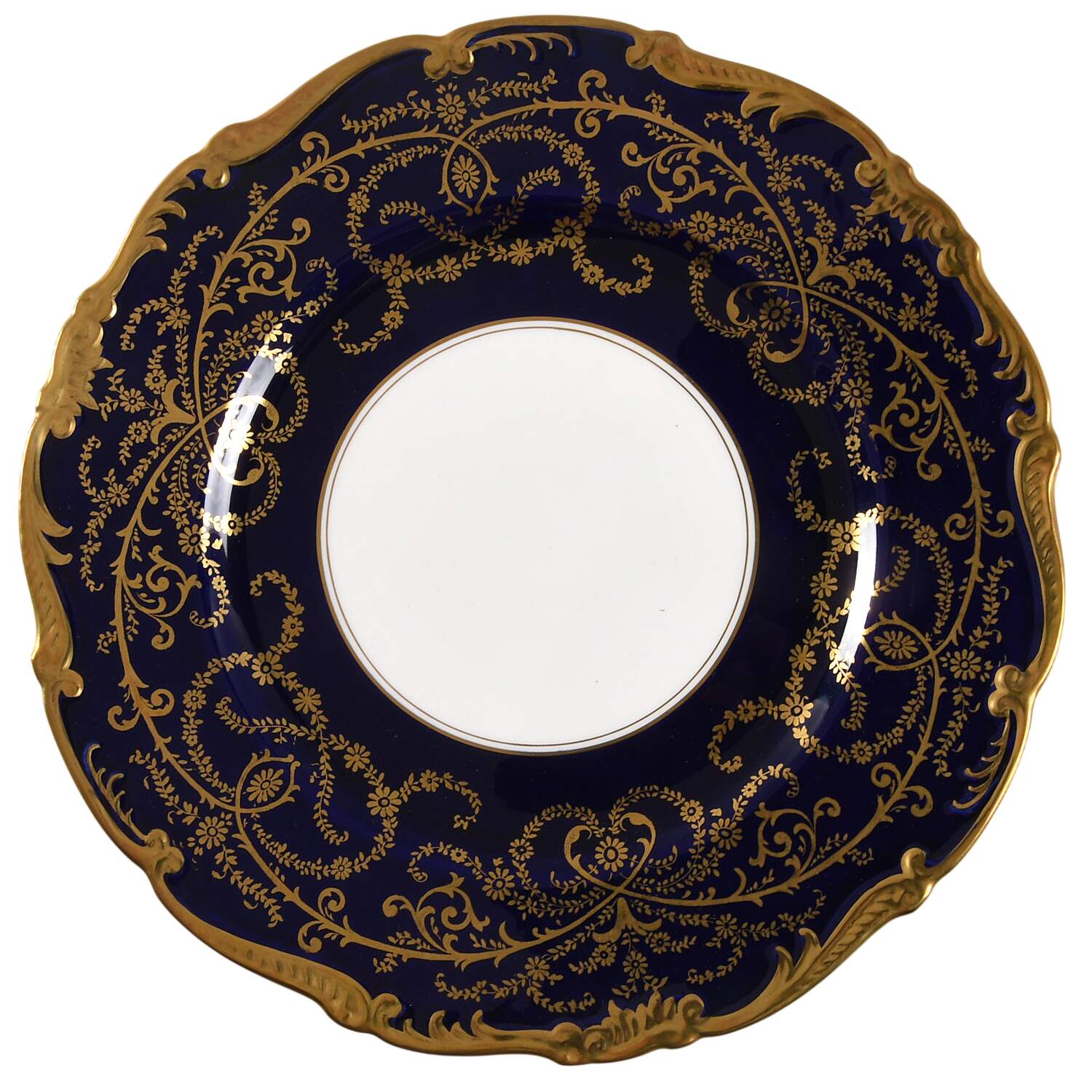 Anniversary Cobalt Dinner Plate by Coalport-1