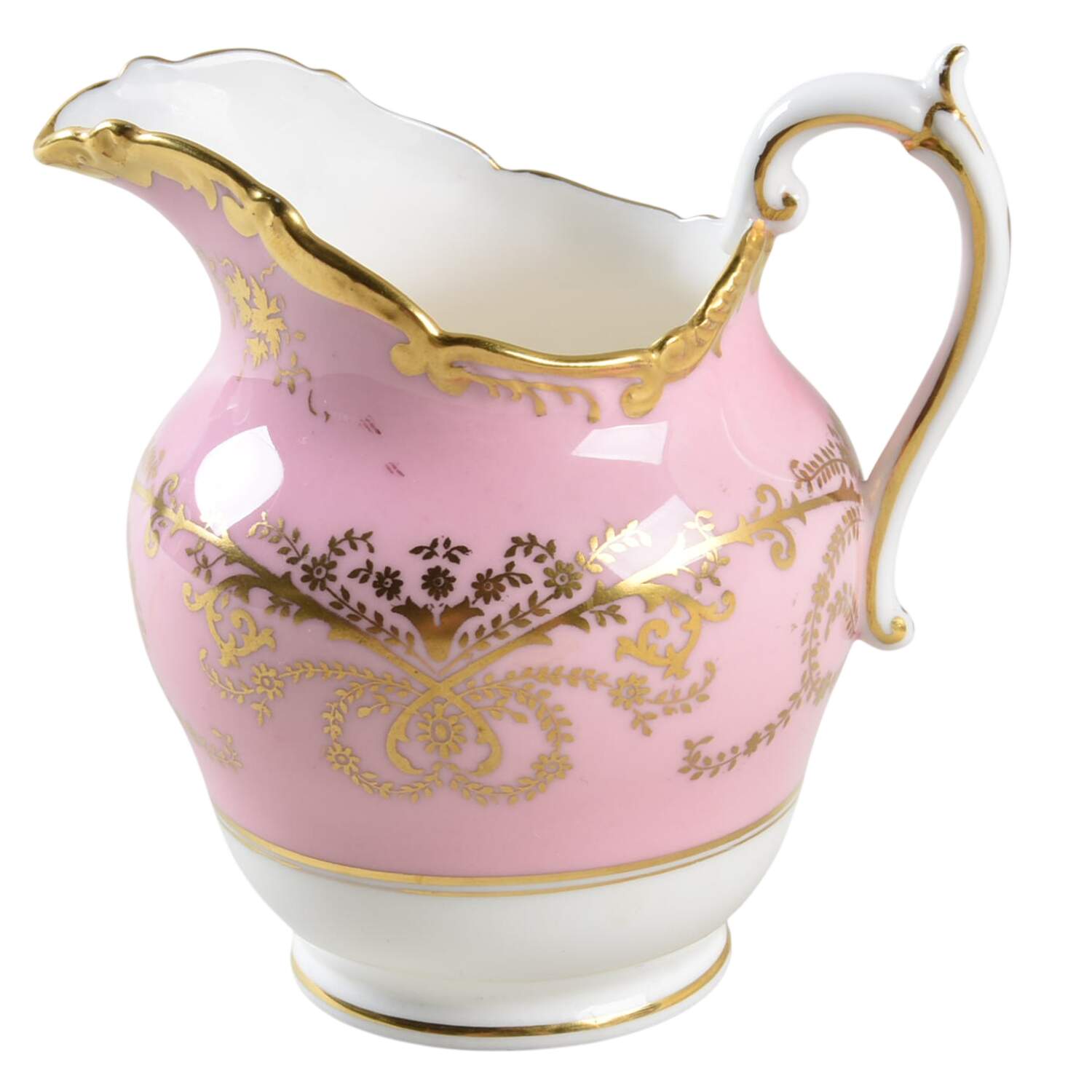 Anniversary Pink Mini Creamer by Coalport-1