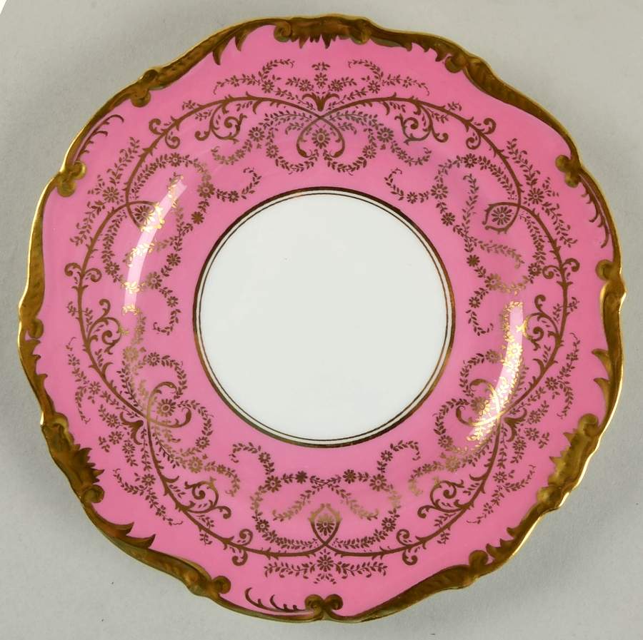 Anniversary Pink Salad Plate by Coalport-1