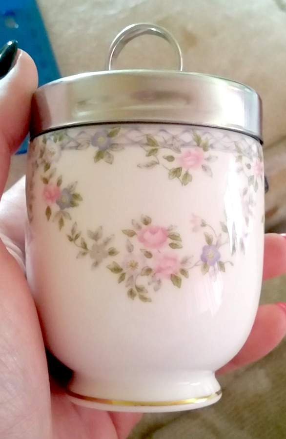 April Egg Coddler & Lid by Coalport-1