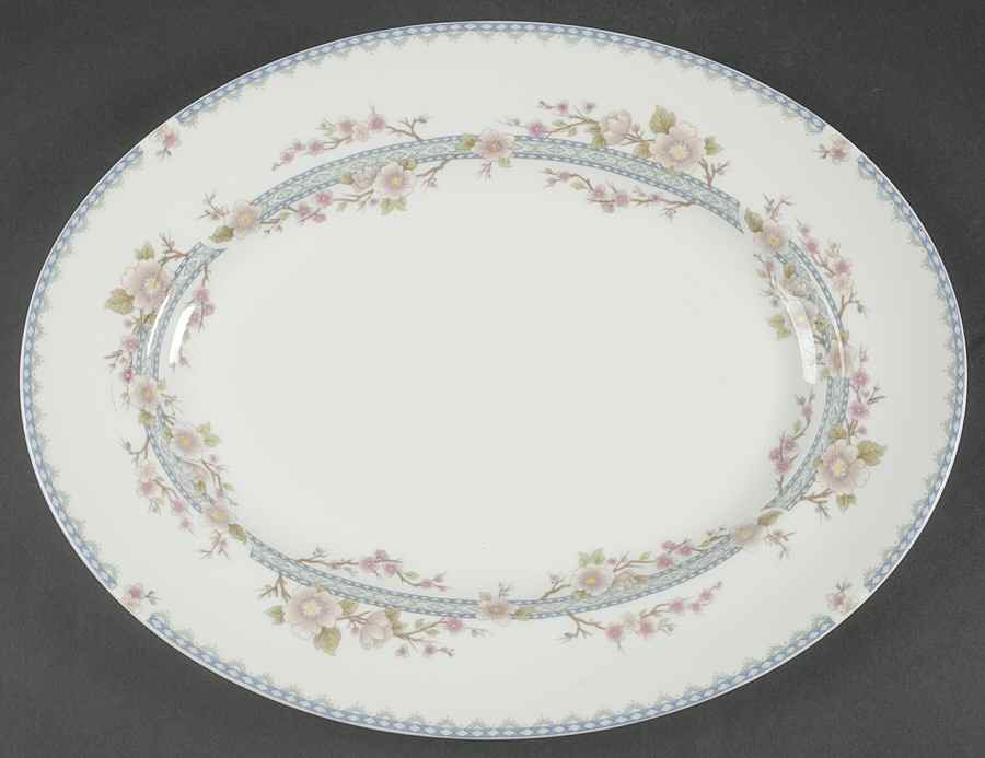 April 14" Oval Serving Platter by Coalport-1