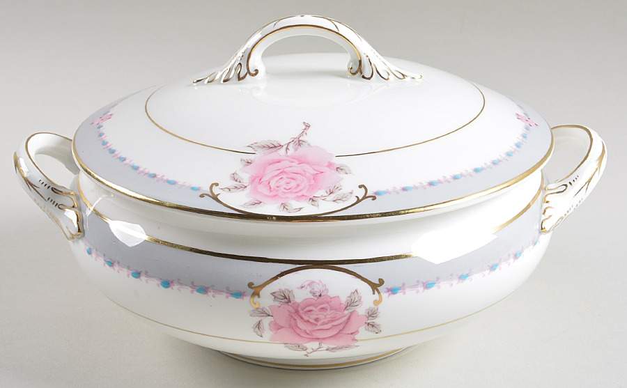 Aristocrat Round Covered Vegetable by Coalport-1