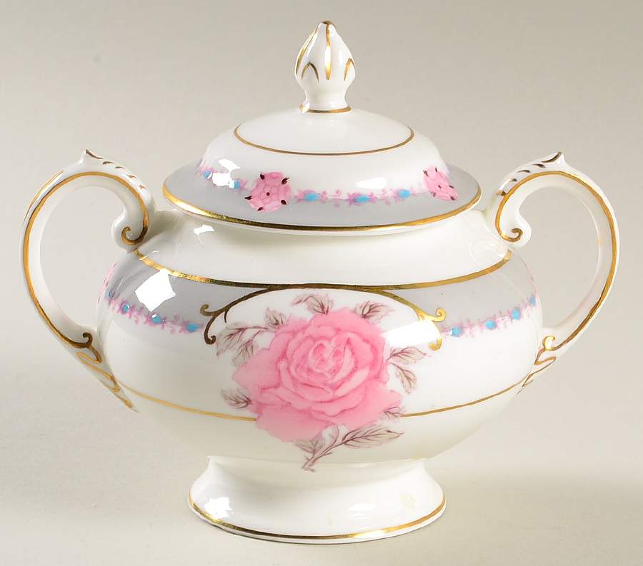 Aristocrat Sugar Bowl & Lid by Coalport-1