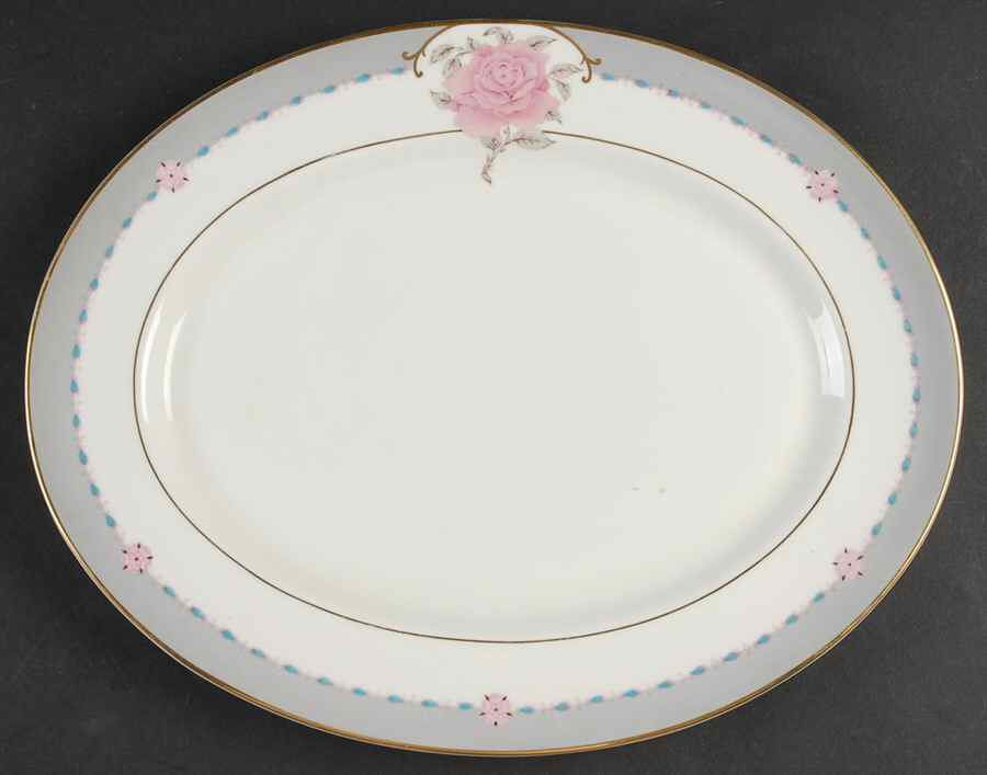 Aristocrat 13" Oval Serving Platter by Coalport-1