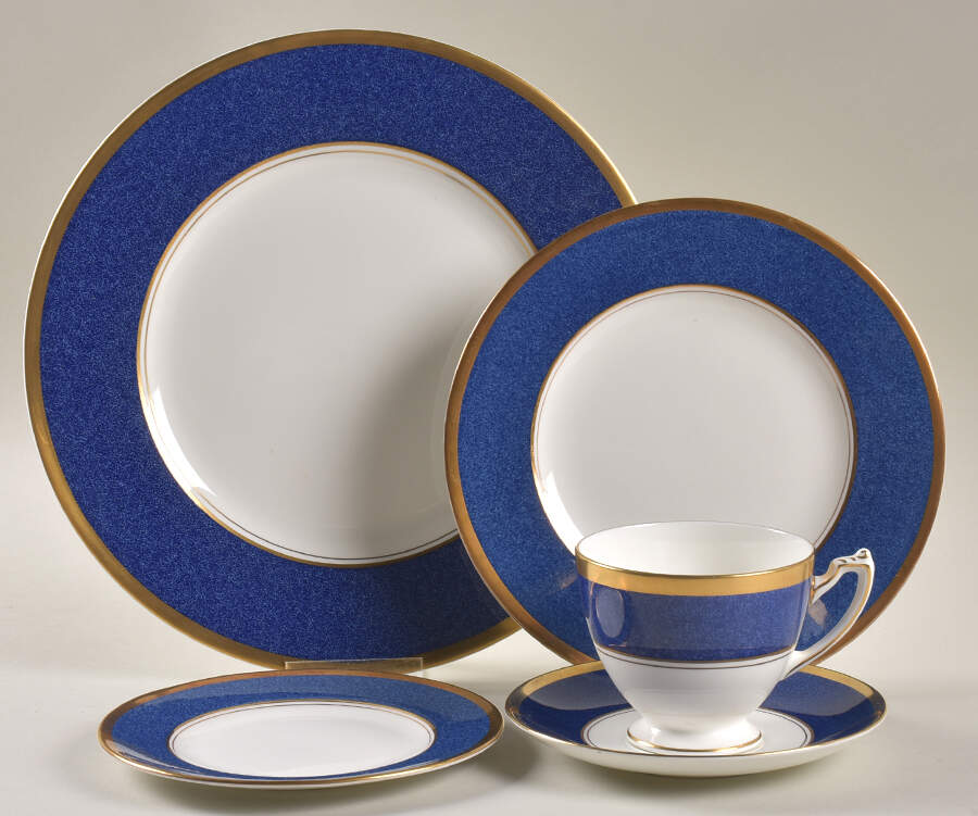 Athlone Blue 5 Piece Place Setting by Coalport-1