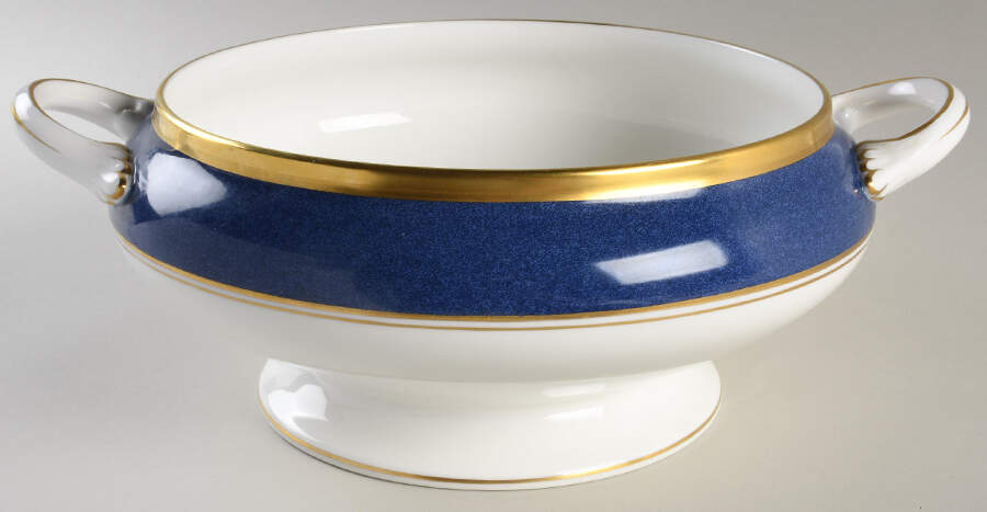 Athlone Blue Tureen No Lid by Coalport-1