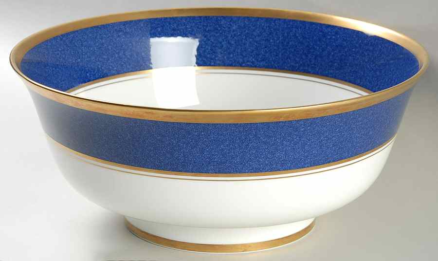Athlone Blue 10" Large Salad Serving Bowl by Coalport-1