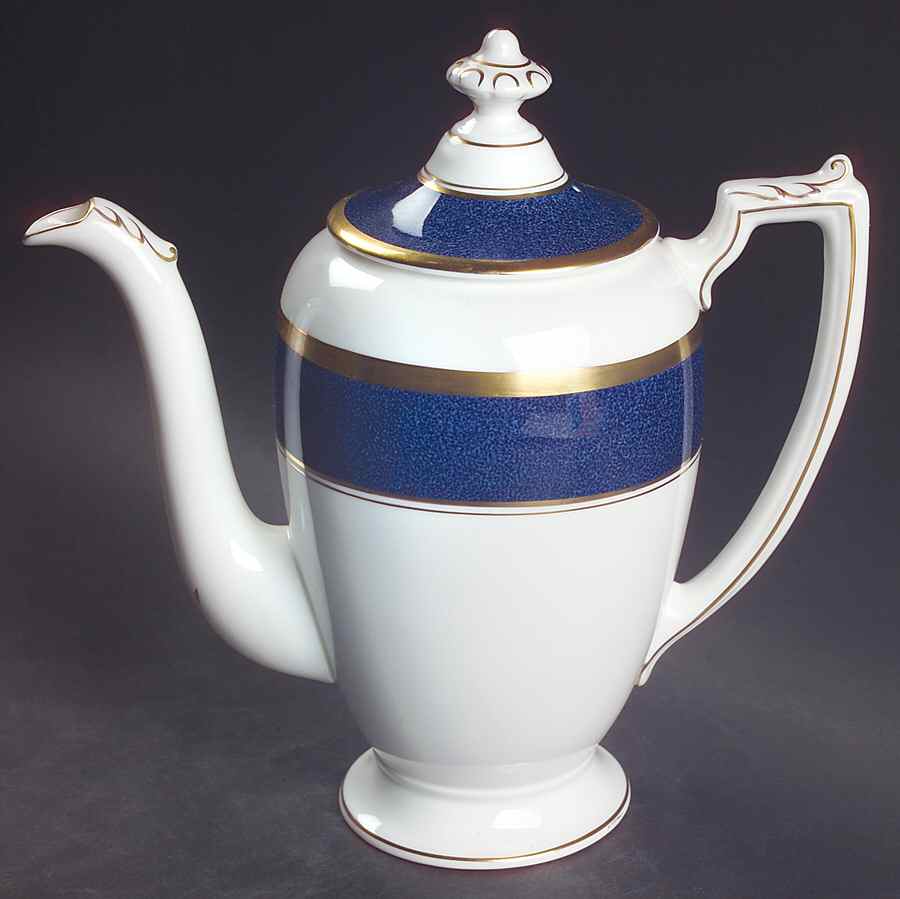 Athlone Blue Coffee Pot & Lid by Coalport-1
