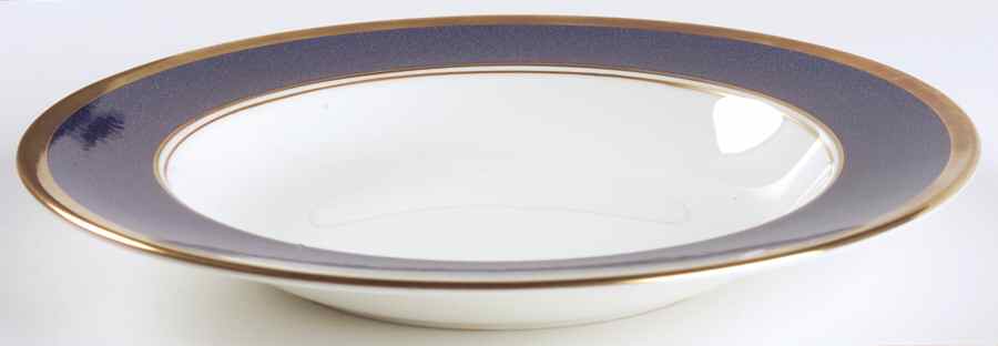 Athlone Blue Large Rim Soup Bowl by Coalport-1