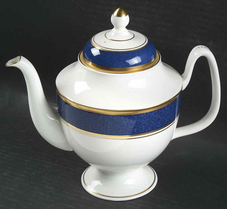 Athlone Blue Coffee Pot & Lid by Coalport-1