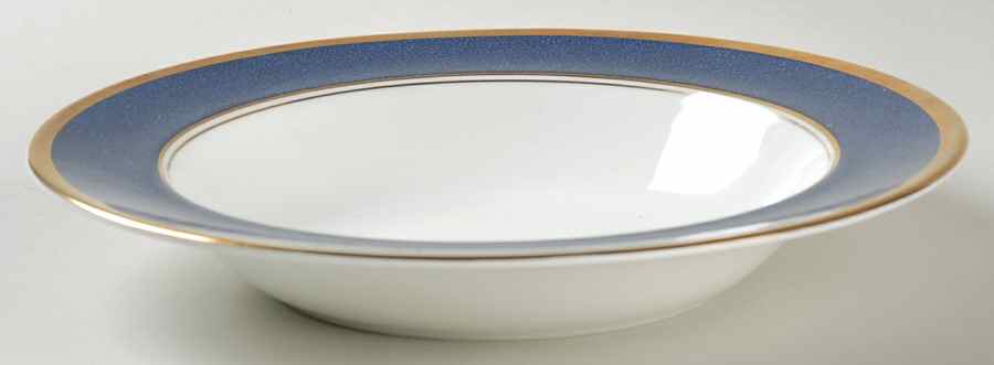 Athlone Blue Rim Soup Bowl by Coalport-1