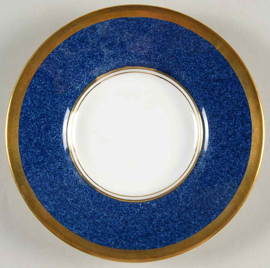 Athlone Blue Saucer for Flat Demitasse Cup by Coalport-1