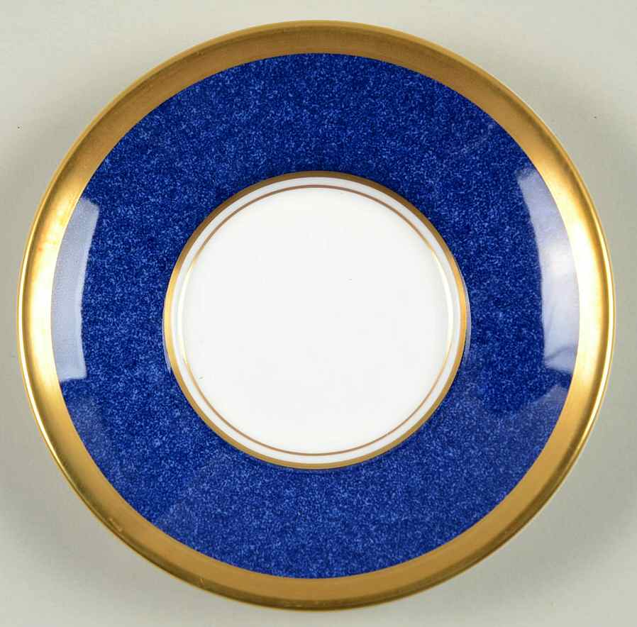 Athlone Blue Saucer for Flat Demitasse Cup by Coalport-1