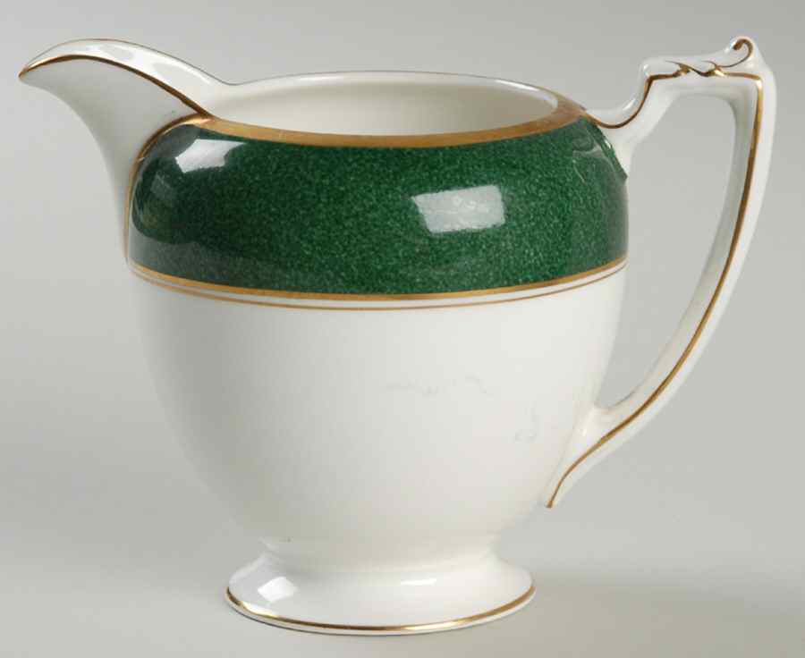 Athlone Green Creamer by Coalport-1