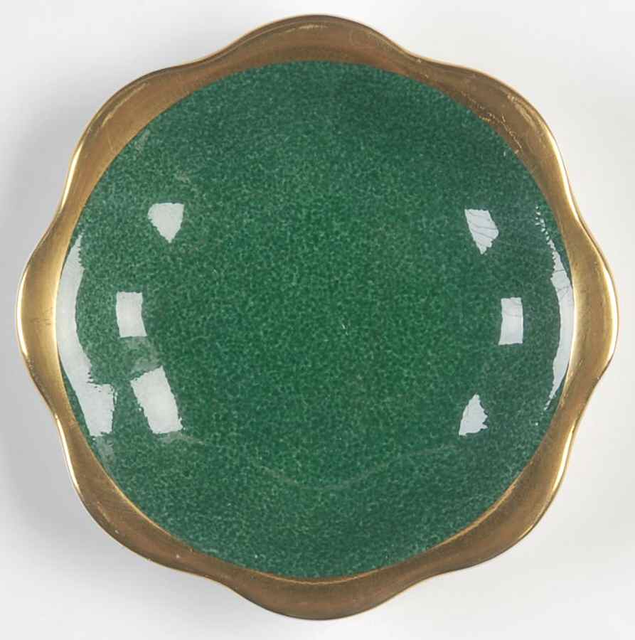 Athlone Green Butter Pat by Coalport-1