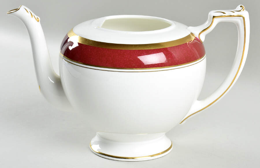 Athlone Marone (Ruby) Teapot No Lid by Coalport-1