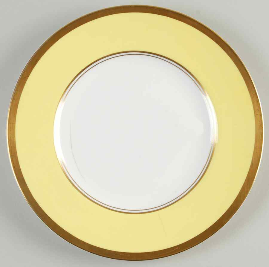 Athlone Yellow Luncheon Plate by Coalport-1