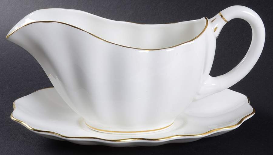 Aurora Gravy Boat & Underplate by Coalport-1