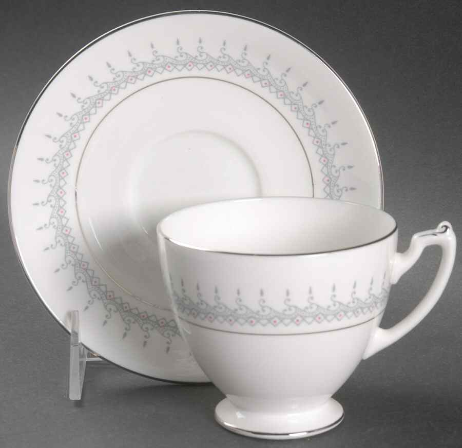 Avon Footed Cup & Saucer Set by Coalport-1