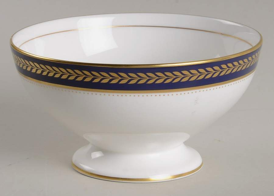 Blue Wheat Cranberry Bowl by Coalport-1