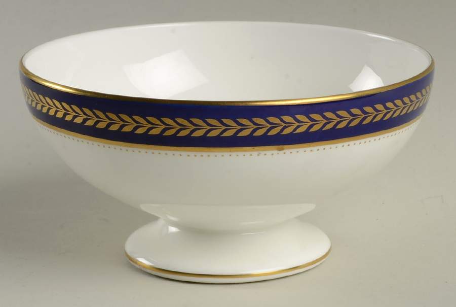 Blue Wheat Cranberry Bowl by Coalport-1