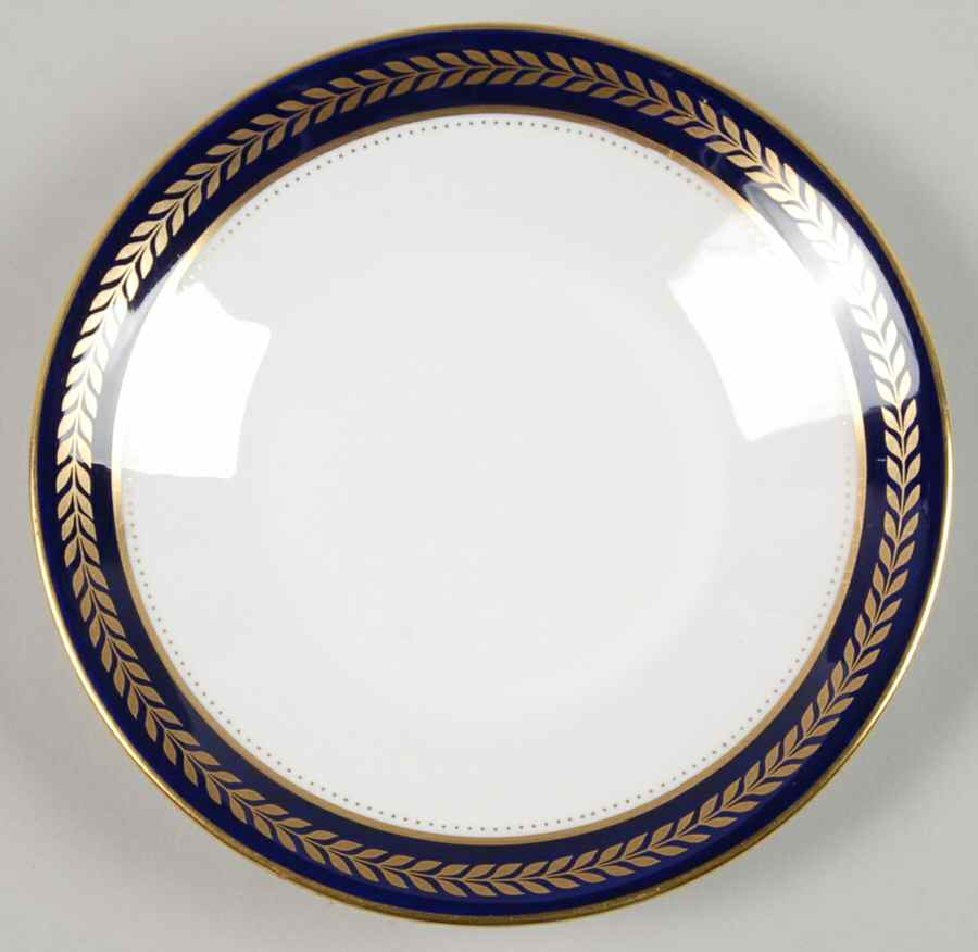 Blue Wheat Saucer by Coalport-1
