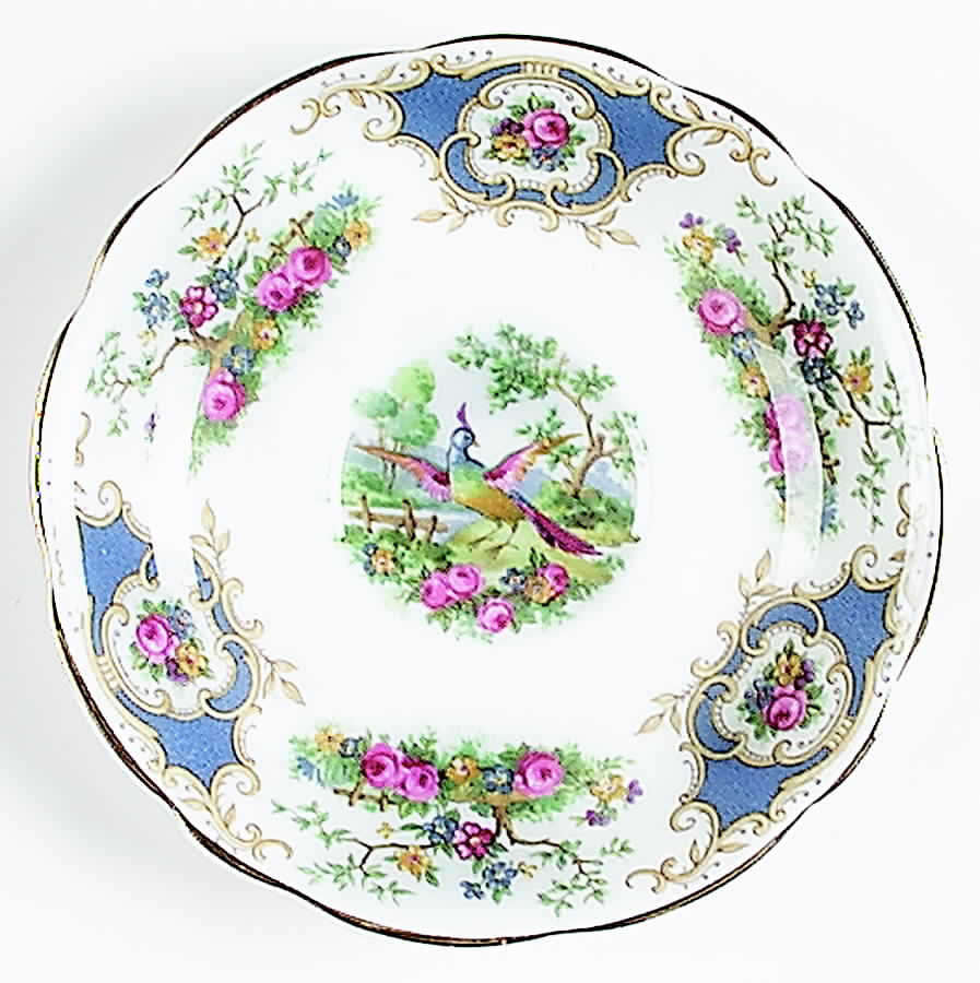 Broadway Blue Saucer by Coalport-1