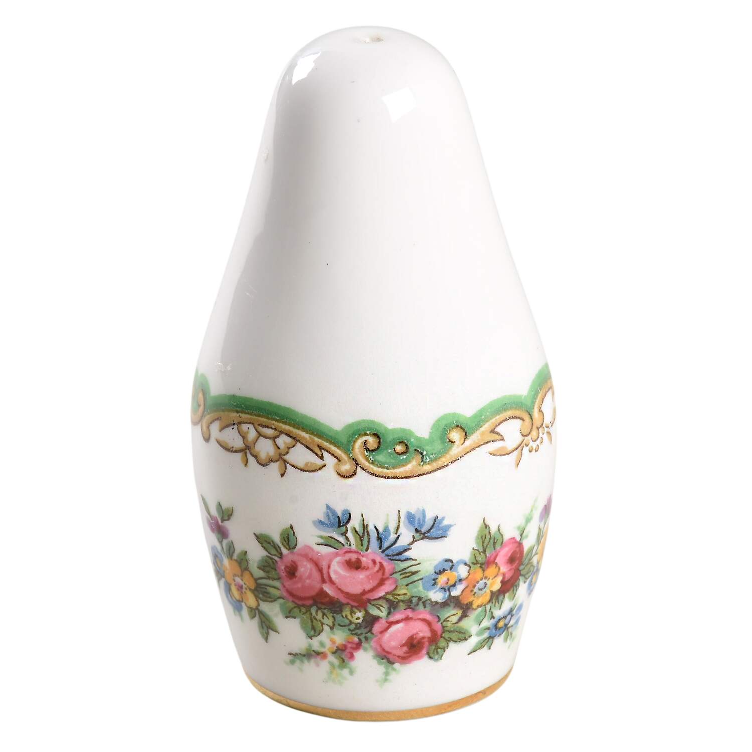 Broadway Green (Smooth) Salt Shaker by Coalport-1