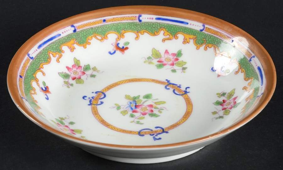 Broadway Green (Smooth) Fruit/Dessert (Sauce) Bowl by Coalport-1