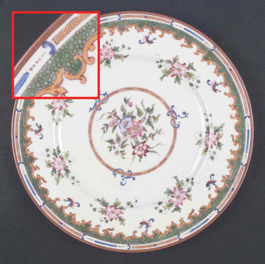 Broadway Green (Smooth) Dinner Plate by Coalport-1