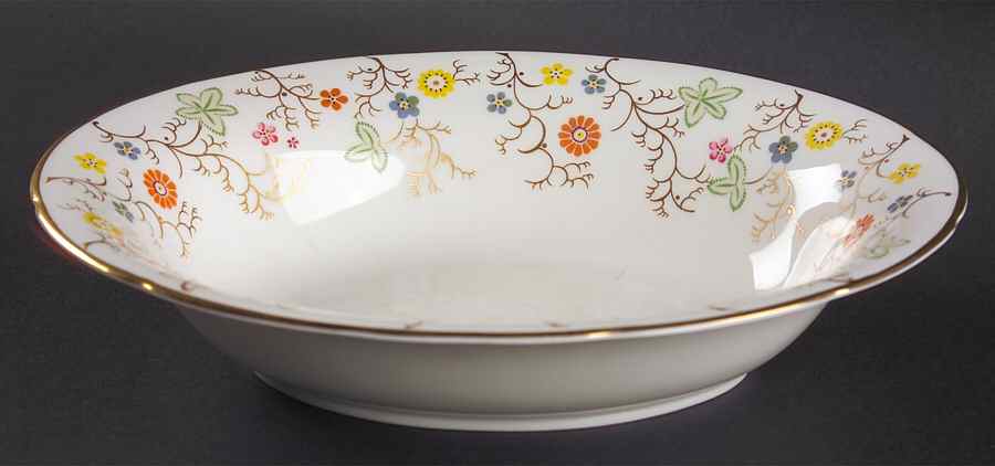 Brookdale  9" Oval Vegetable Bowl by Coalport-1