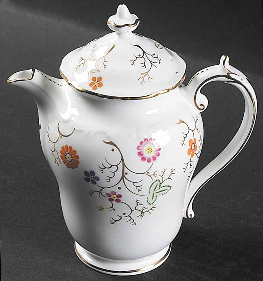 Brookdale  Individual Coffee Pot & Lid by Coalport-1