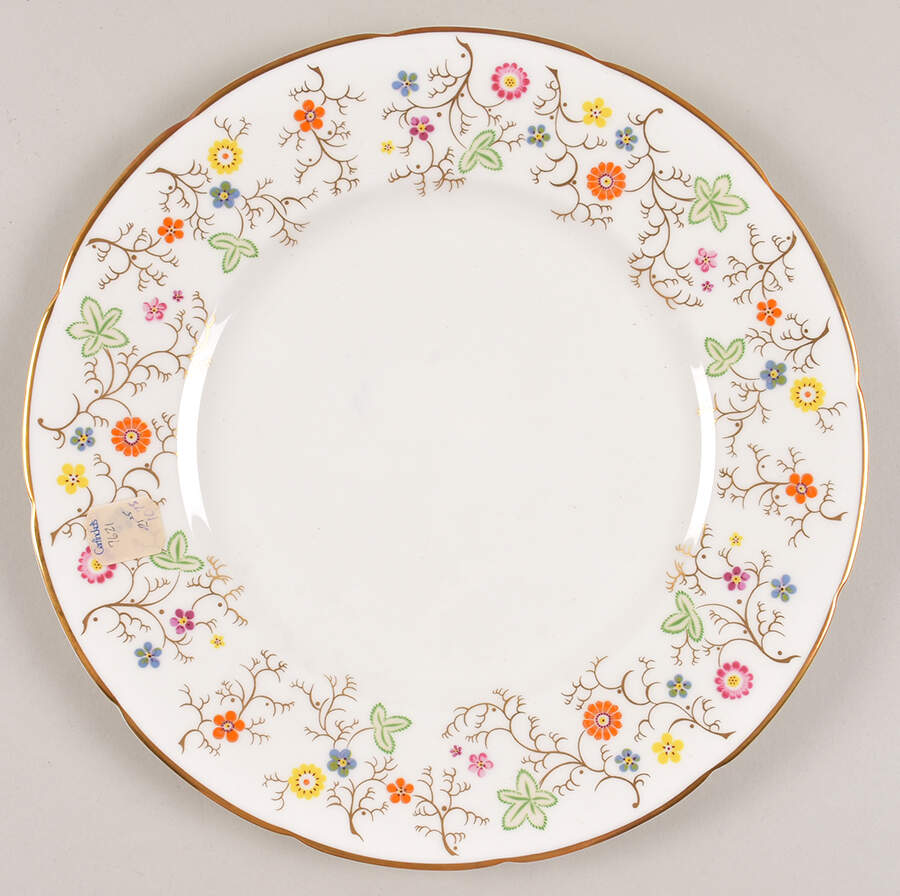 Brookdale (Smooth Edge) Bone Dinner Plate by Coalport-1